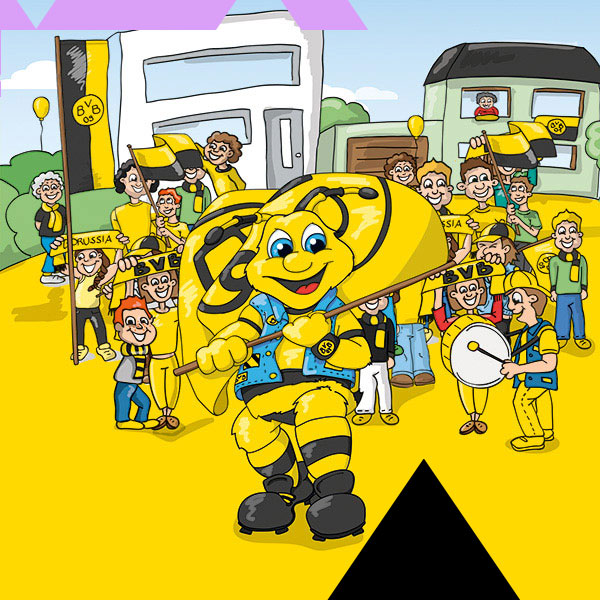 Im Stadion. In Dortmund. In der Welt. Eine Familie. Was auch immer geschieht.